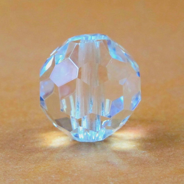 1 Stück facettierte Kristall Glas Perlen / Kugeln 20mm - breite Facette