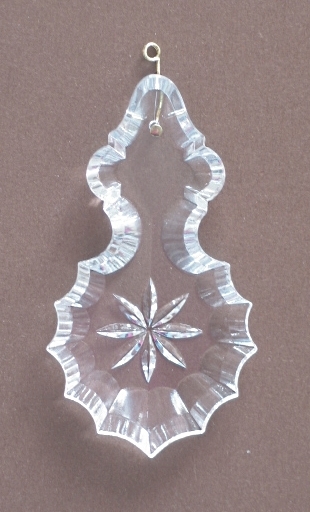 Kristall Glas Behang mit Stern 100mm