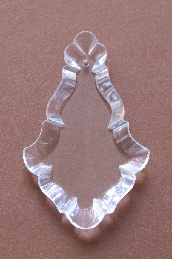 Kristall Glas Pendel 65mm - Anker - handgeschliffen