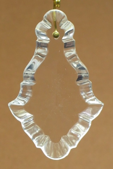 Kristall Glas Pendel 53mm Anker - handgeschliffen