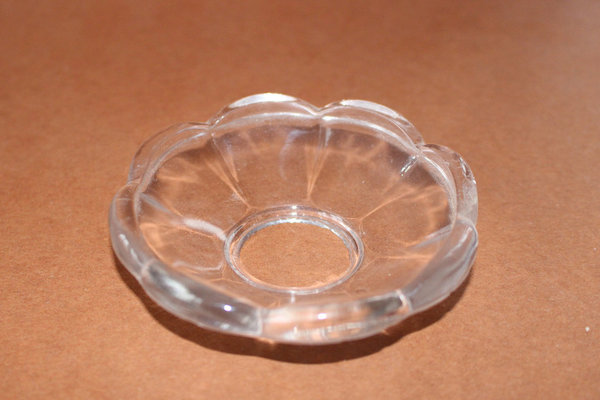 alter Kristall Glas Tropfteller für Lüster 82mm